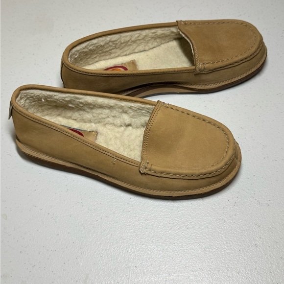 Rainbow Sandals Comfort Classics primer leather loafer w fleece lining - Picture 3 of 5
